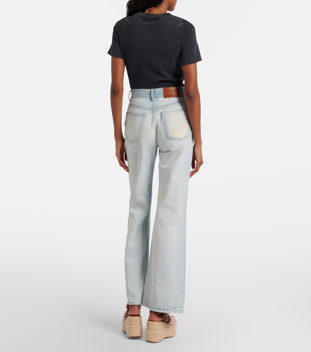 Jeans a gamba larga  | Chloé