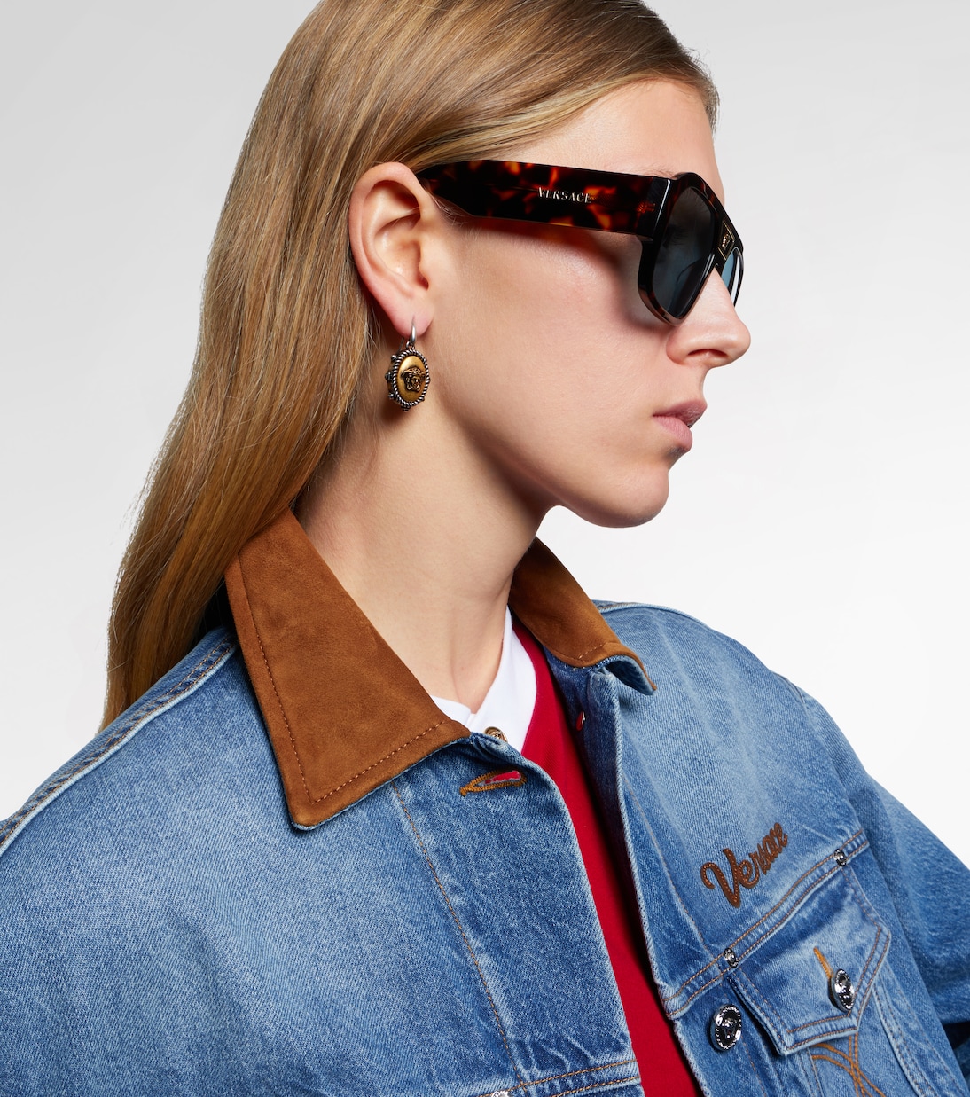 Eckige Sonnenbrille | Versace