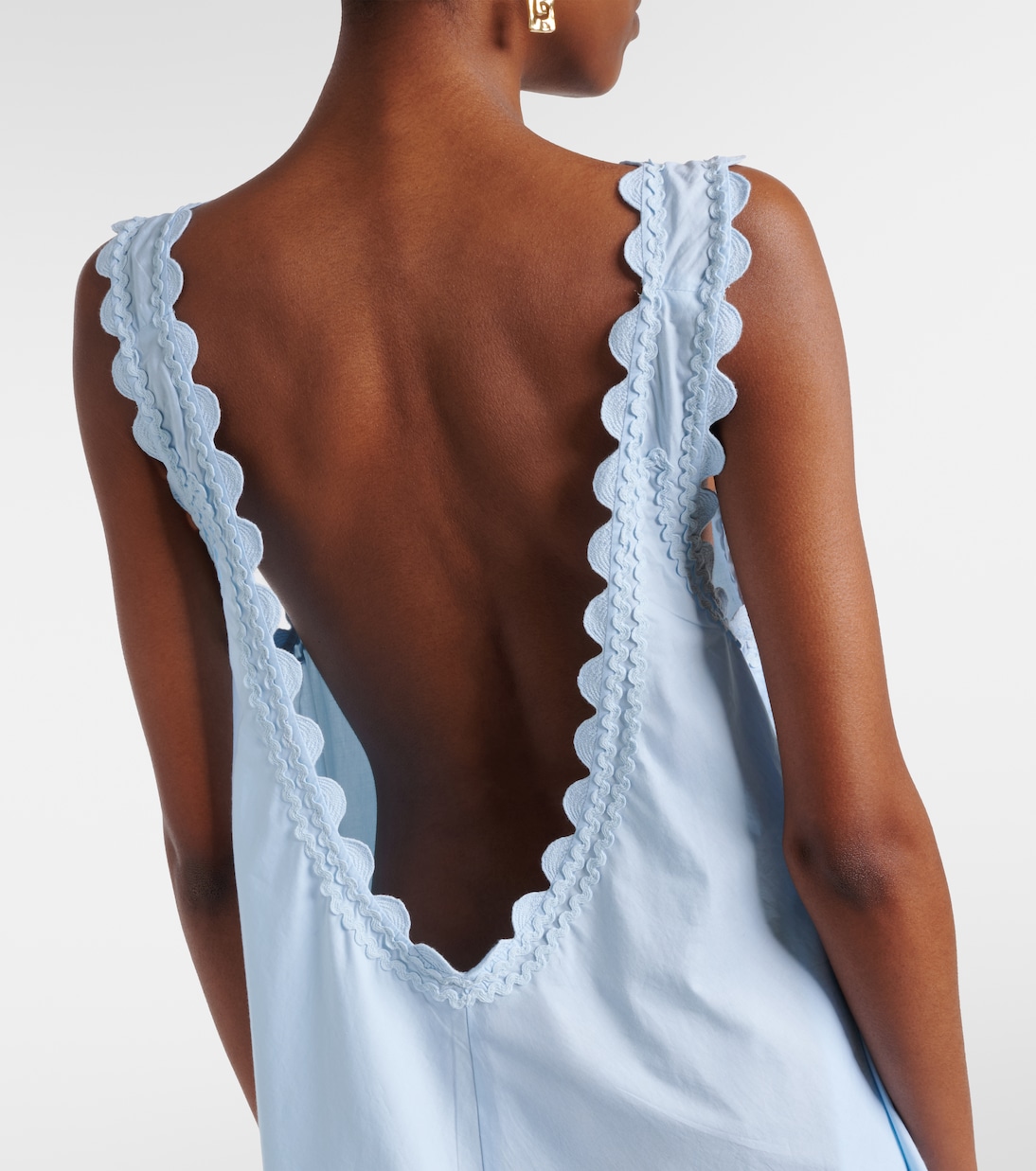 Besticktes Minikleid aus Baumwolle | Juliet Dunn