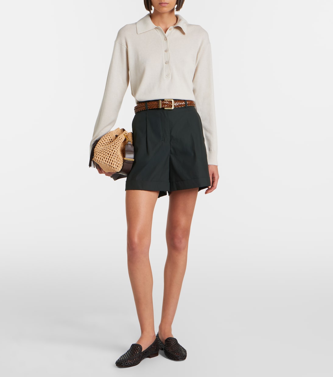 Cotton poplin shorts | 'S Max Mara