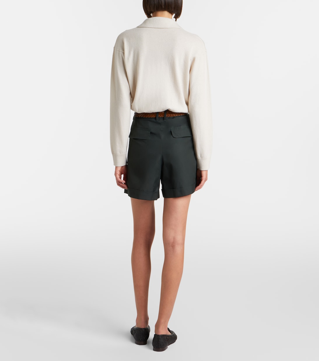 Cotton poplin shorts | 'S Max Mara
