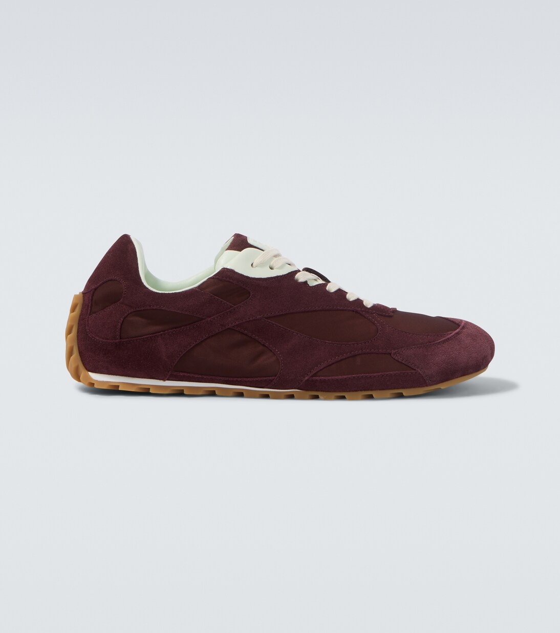 Orbit Flash suede-trimmed sneakers | Bottega Veneta