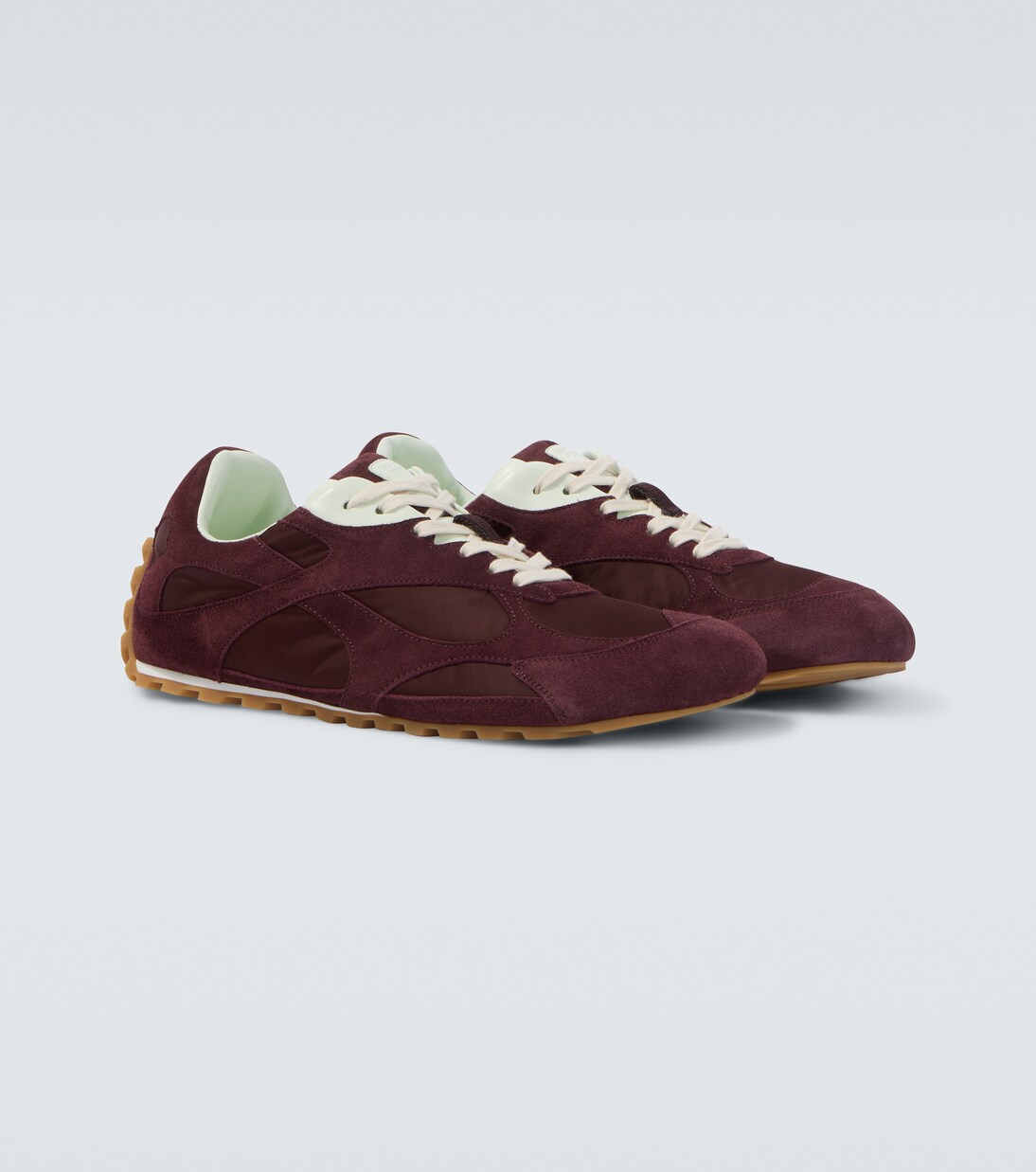 Orbit Flash suede-trimmed sneakers | Bottega Veneta