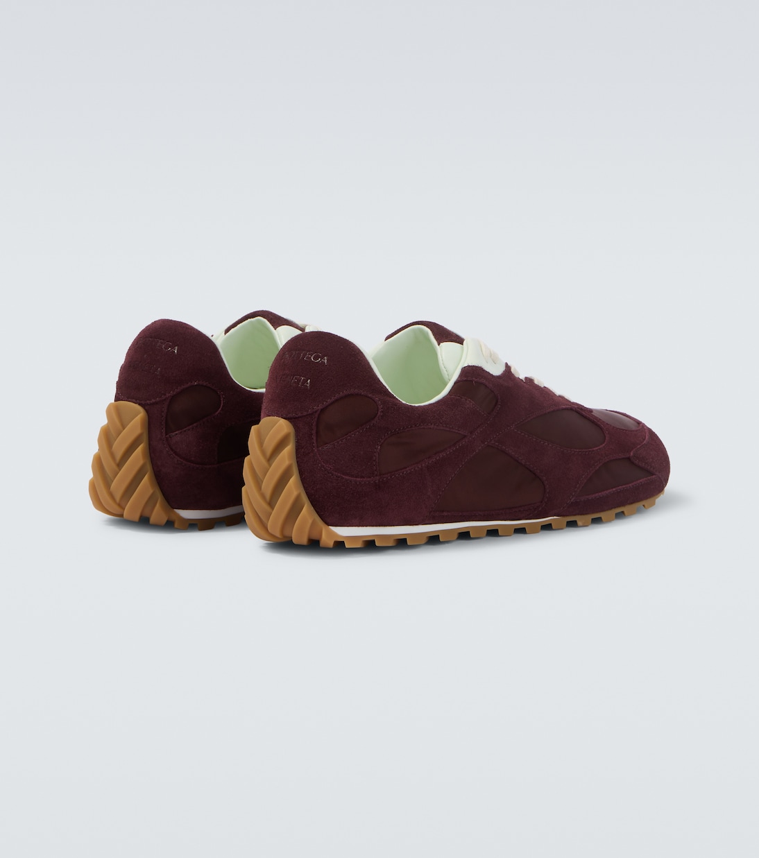 Orbit Flash suede-trimmed sneakers | Bottega Veneta