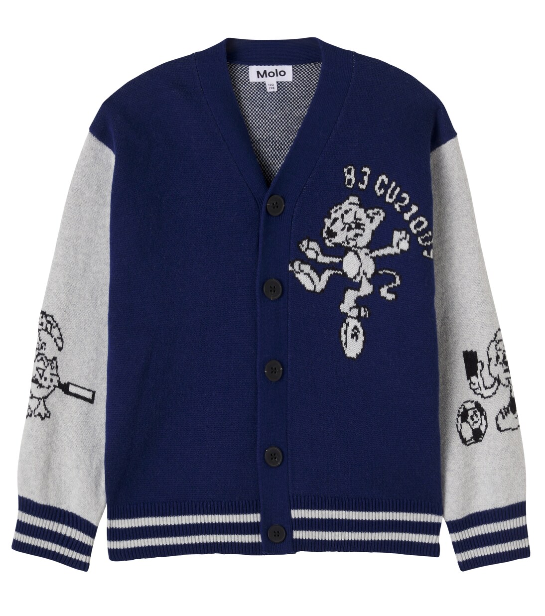 Bertel cotton and wool cardigan | Molo