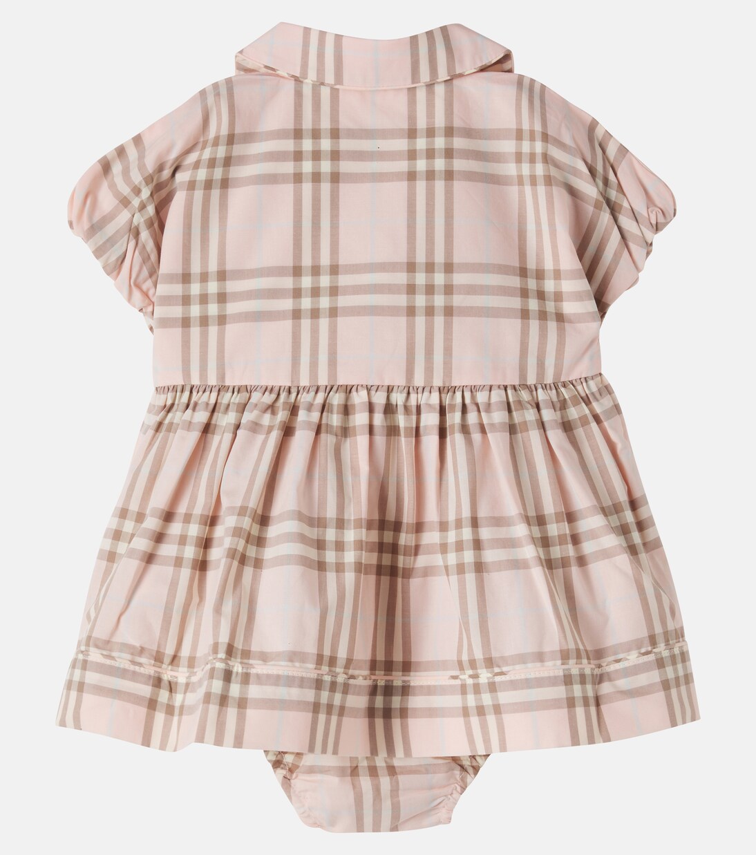 Baby striped cotton dress and bloomers set | Burberry Kids