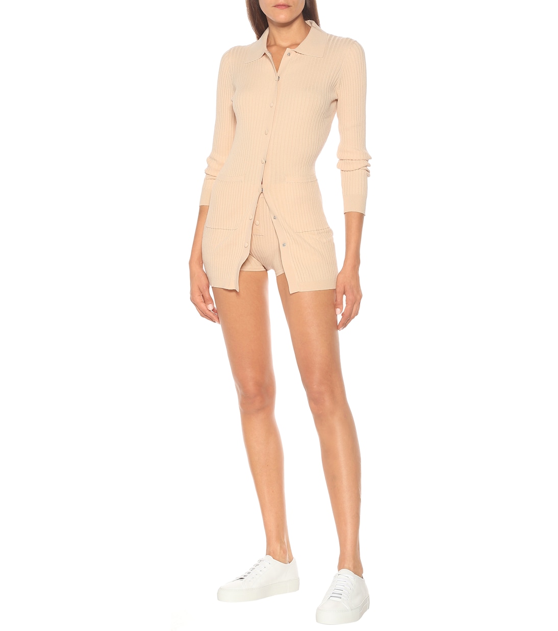 Shorts aus Rippstrick | Live The Process