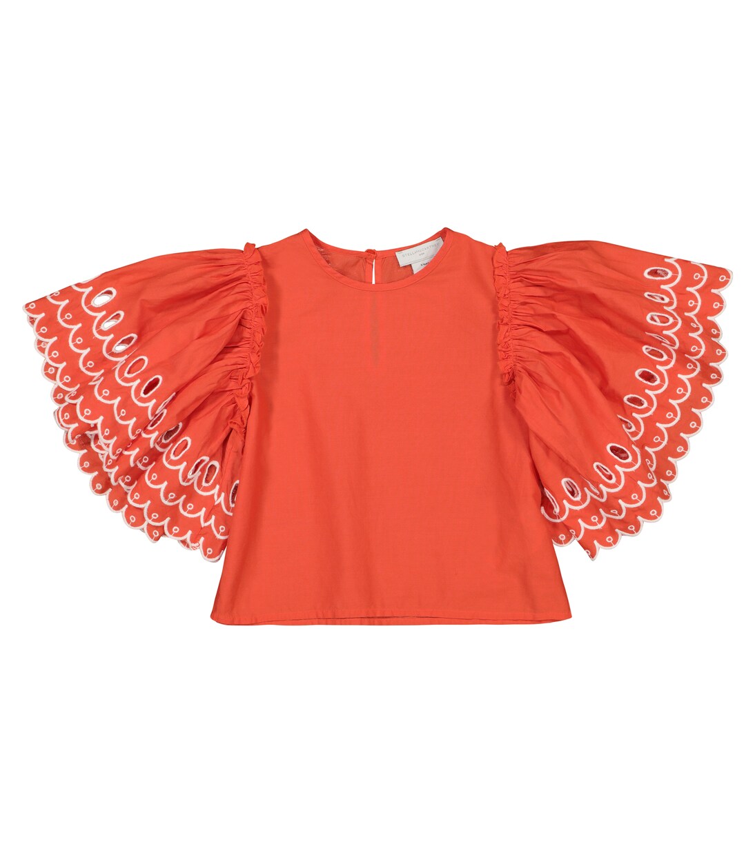 Embroidered cotton top | Stella McCartney Kids