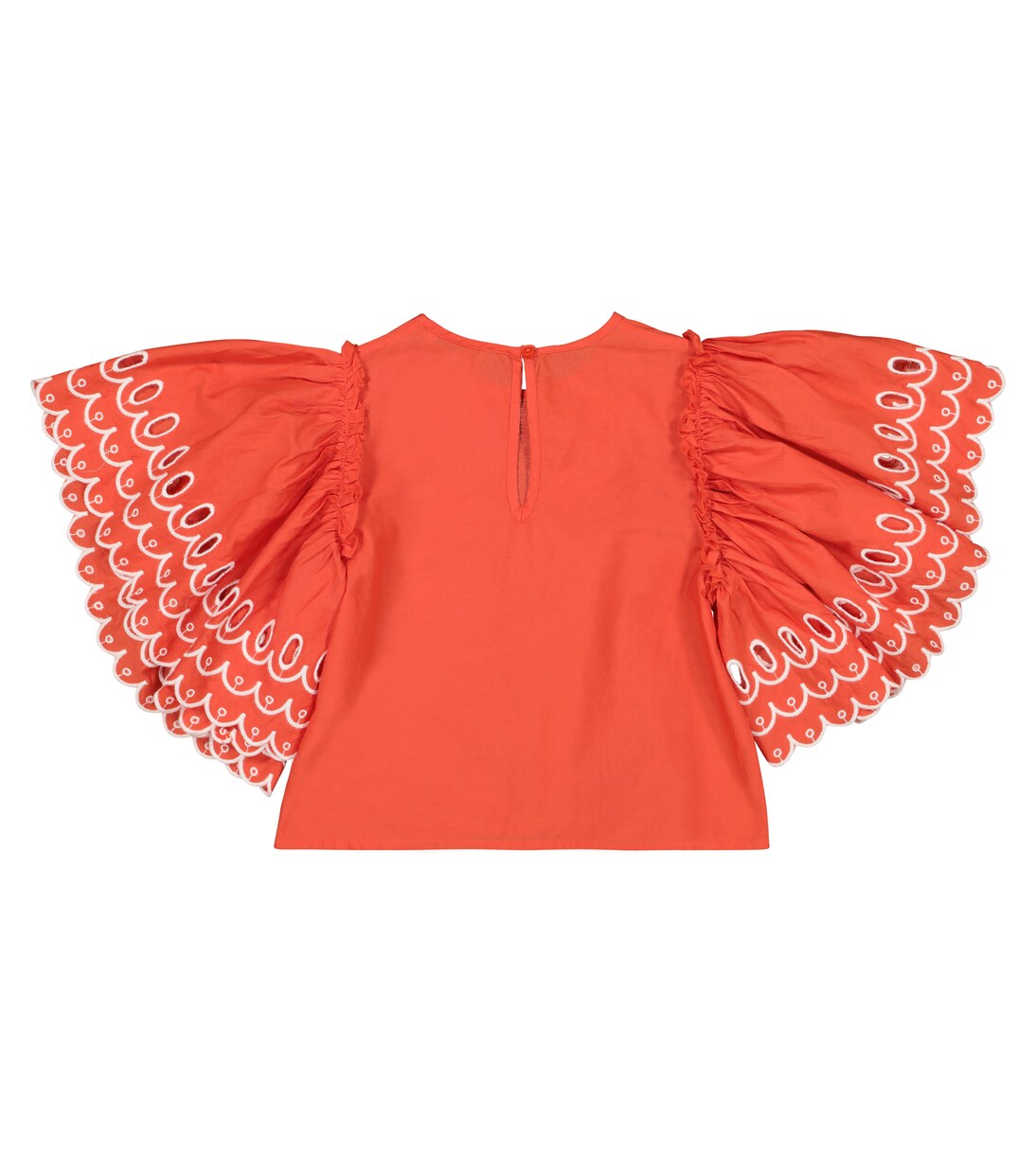 Embroidered cotton top | Stella McCartney Kids