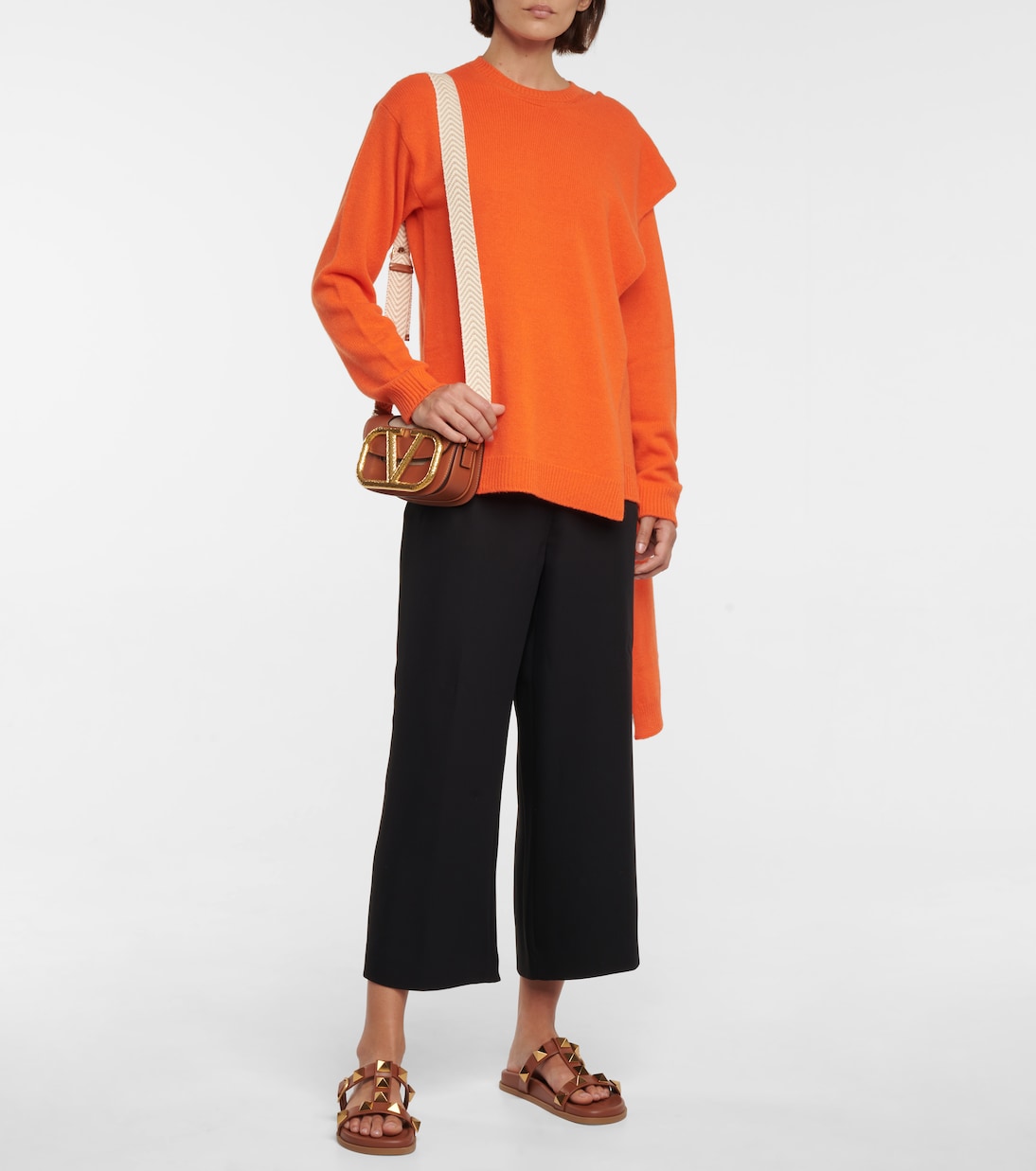 Sandalen Roman Stud aus Leder | Valentino Garavani