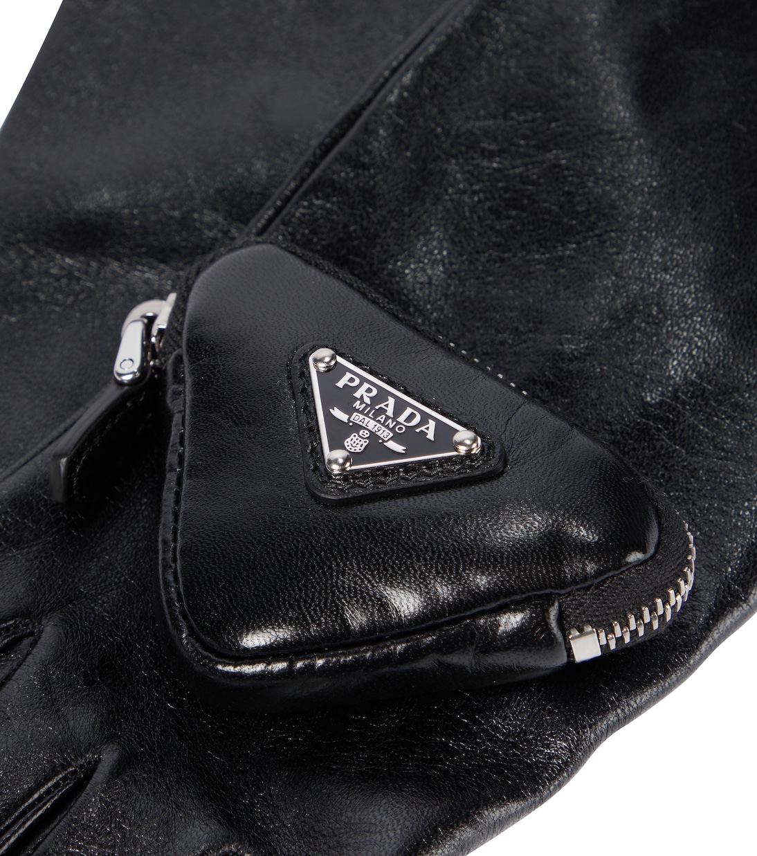 Leather gloves | Prada