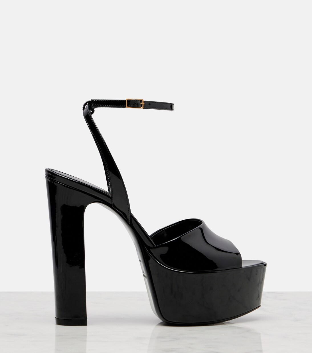 Jodie 145 patent leather platform sandals | Saint Laurent