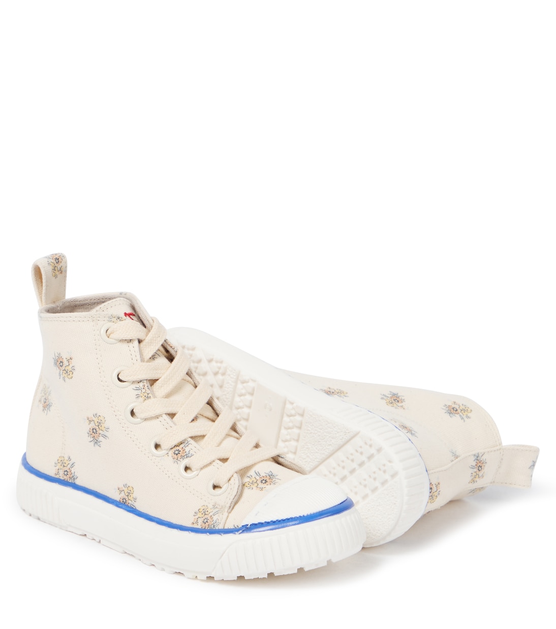 Angelica canvas high-top sneakers | Bonpoint