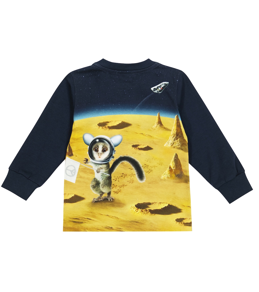 Baby Eloy printed cotton-blend sweatshirt | Molo