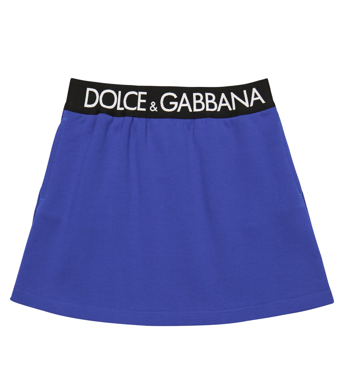 Jupe en coton à logo | Dolce&Gabbana Kids