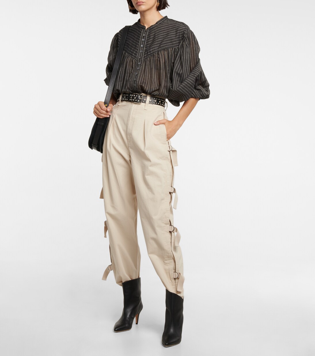 High-Rise-Hose Keowina aus Baumwolle | Marant Etoile