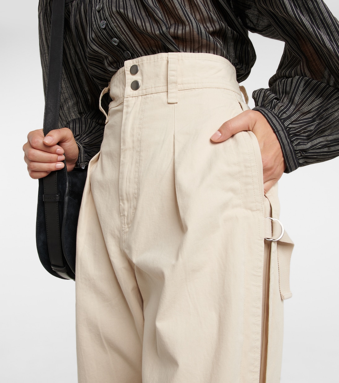 High-Rise-Hose Keowina aus Baumwolle | Marant Etoile