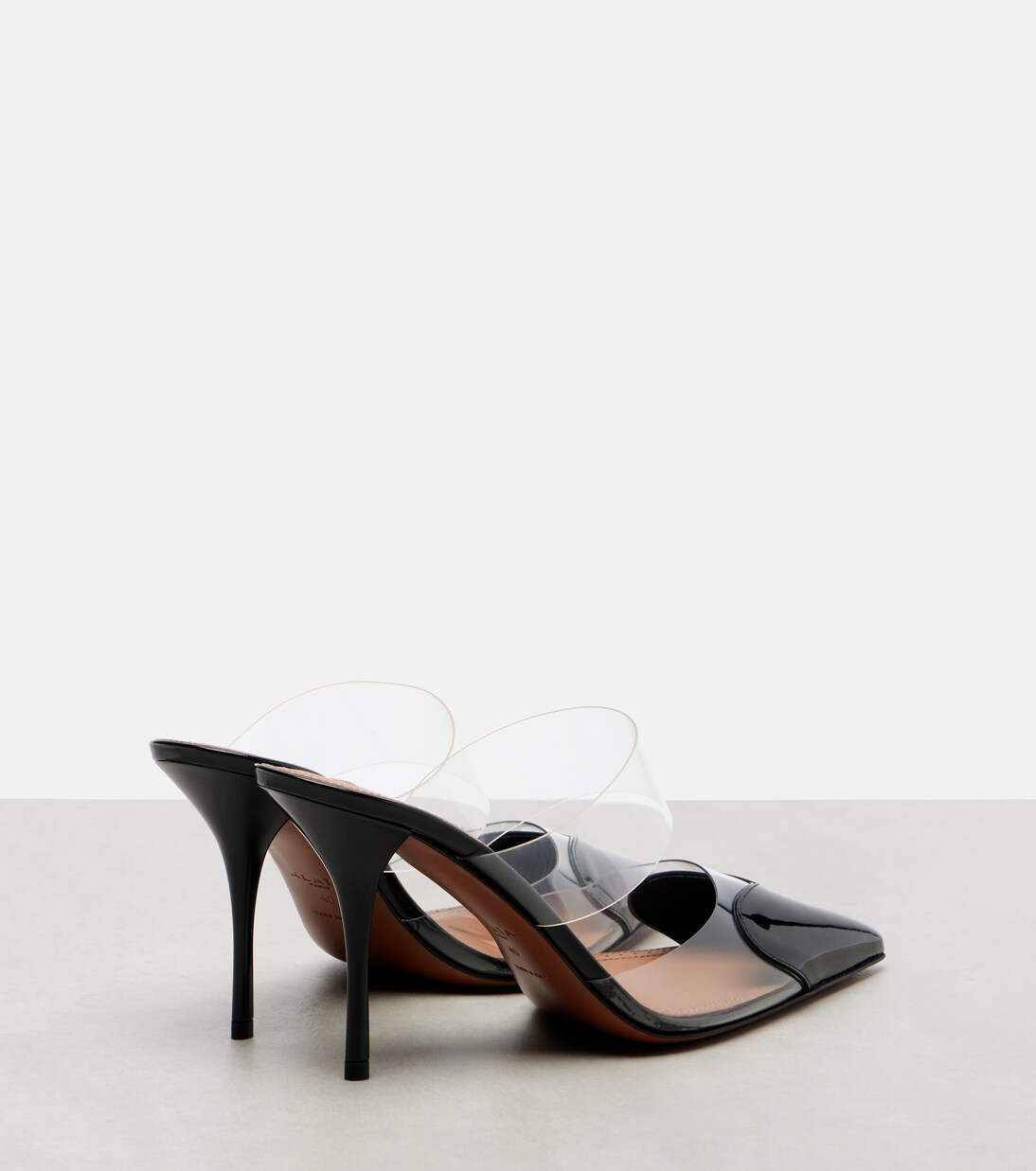 Cœur patent leather and PU mules | Alaïa