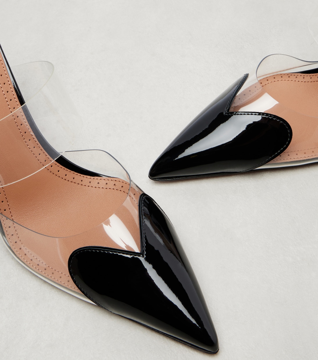 Cœur patent leather and PU mules | Alaïa