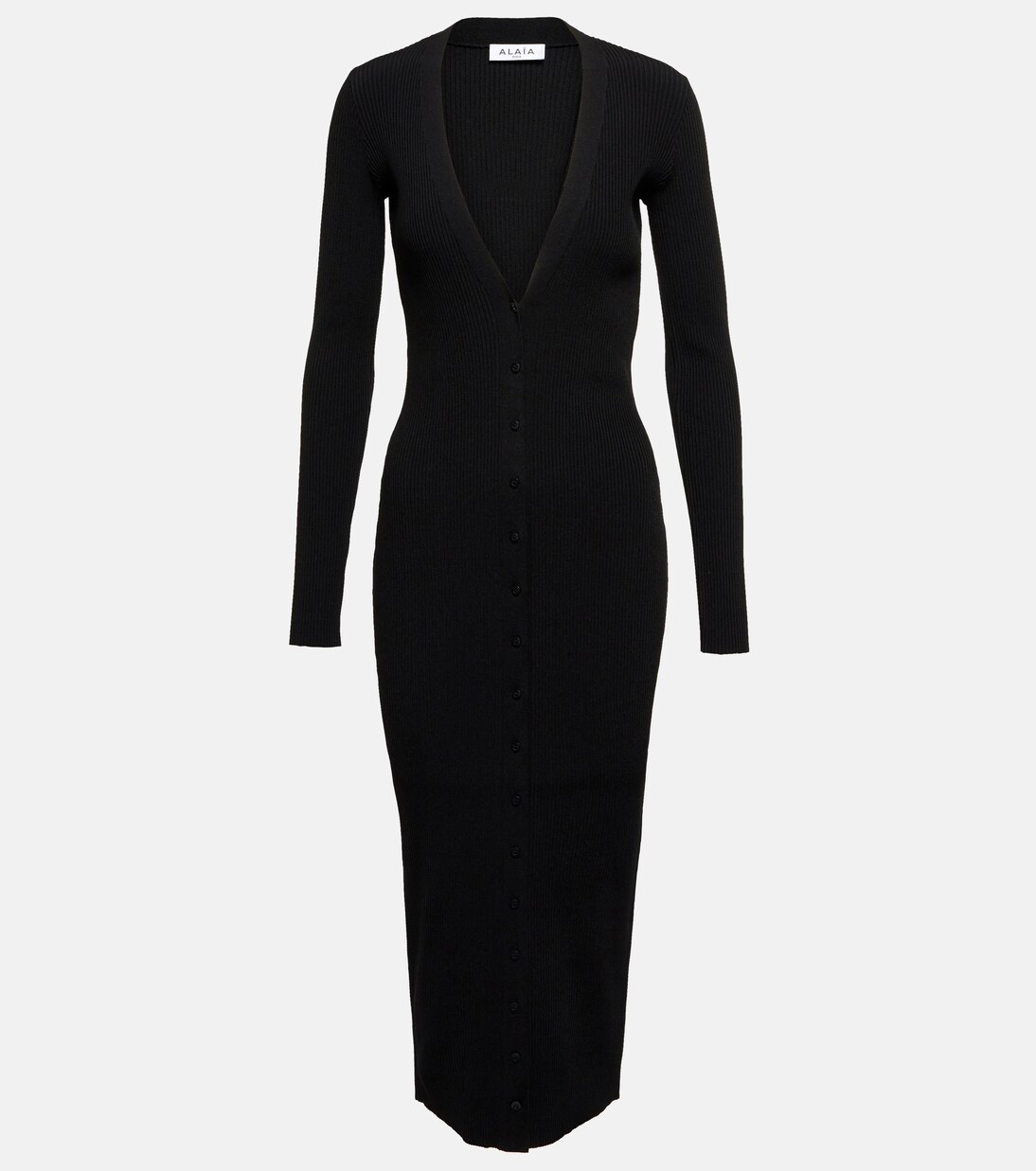 Long-sleeved midi dress | Alaïa