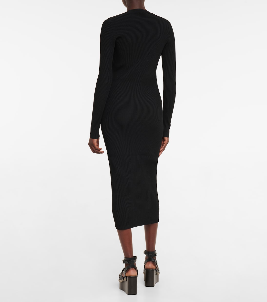 Long-sleeved midi dress | Alaïa