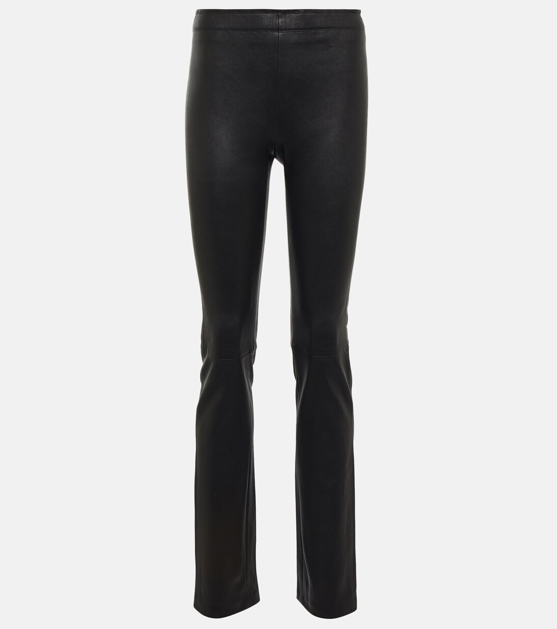 Cropped leather trousers | Stouls