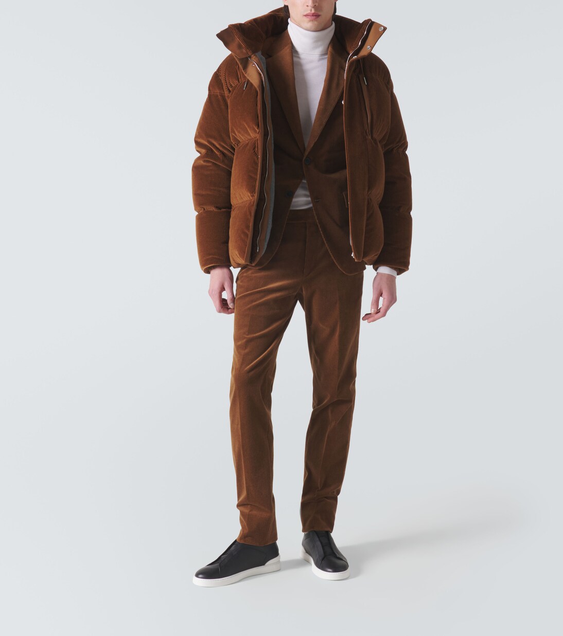 Triple Stitch leather sneakers | Zegna