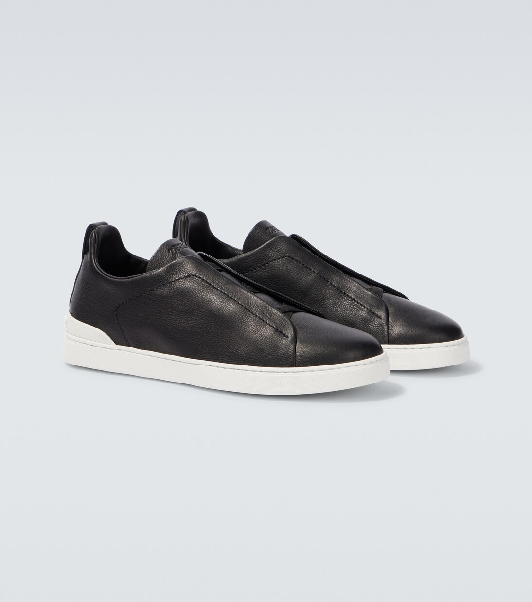 Triple Stitch leather sneakers | Zegna