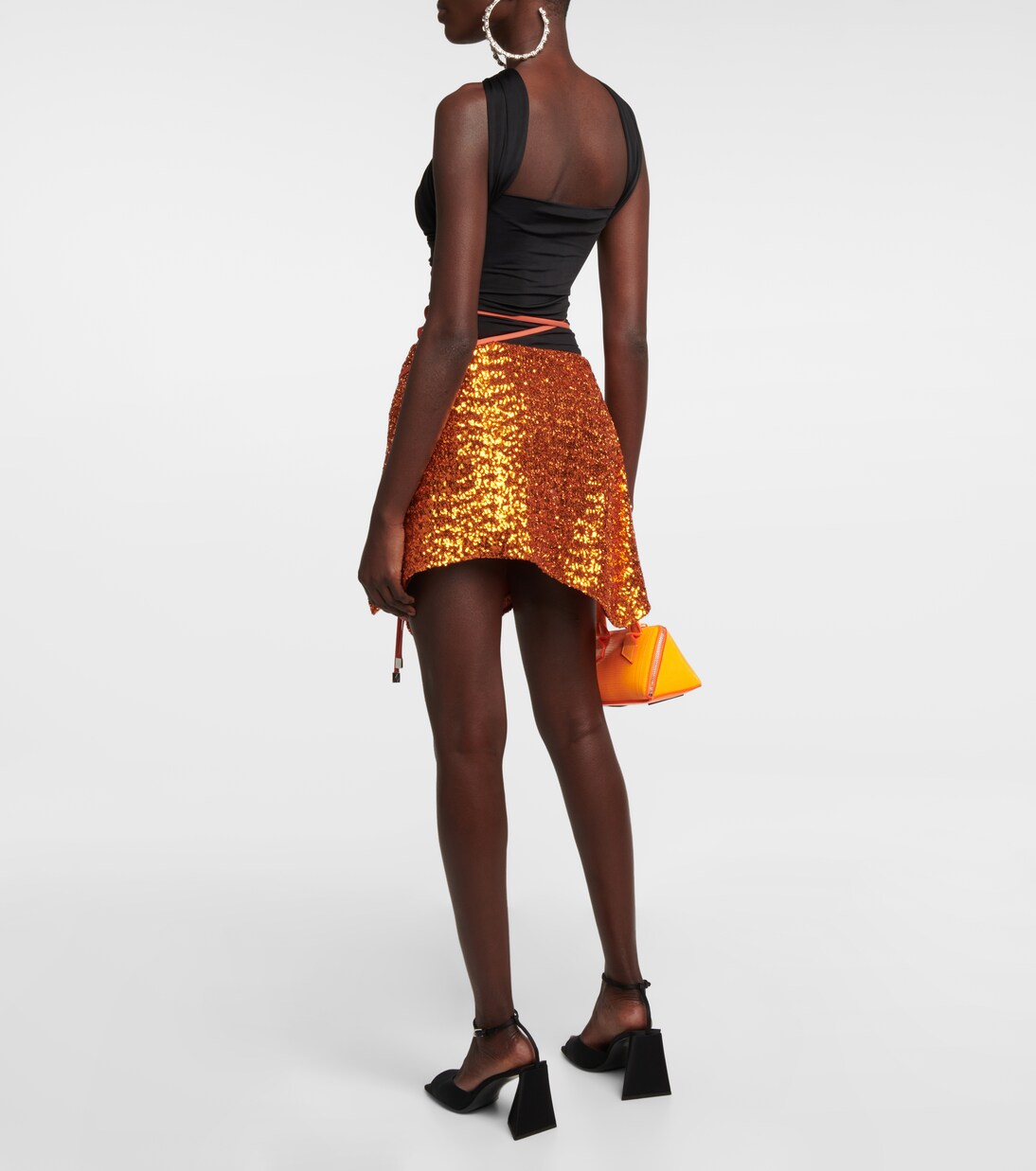 Minifalda con cintura cruzada | The Attico