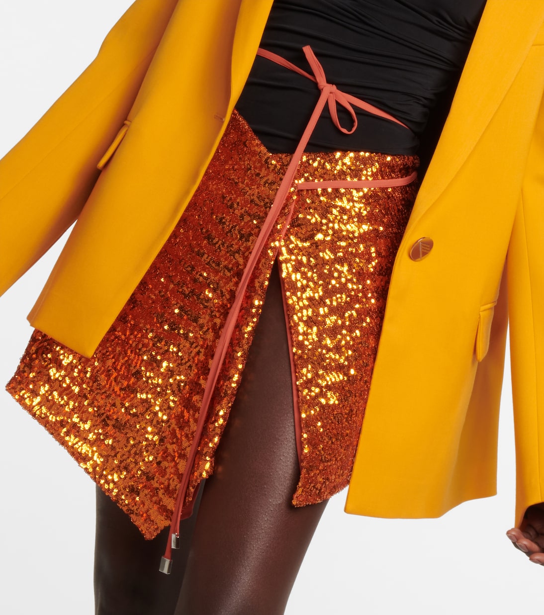 Minifalda con cintura cruzada | The Attico