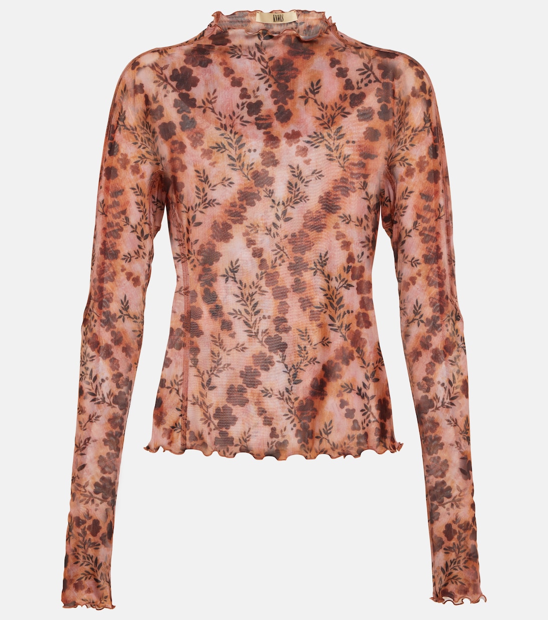 Bedrucktes Top aus Jersey | KNWLS