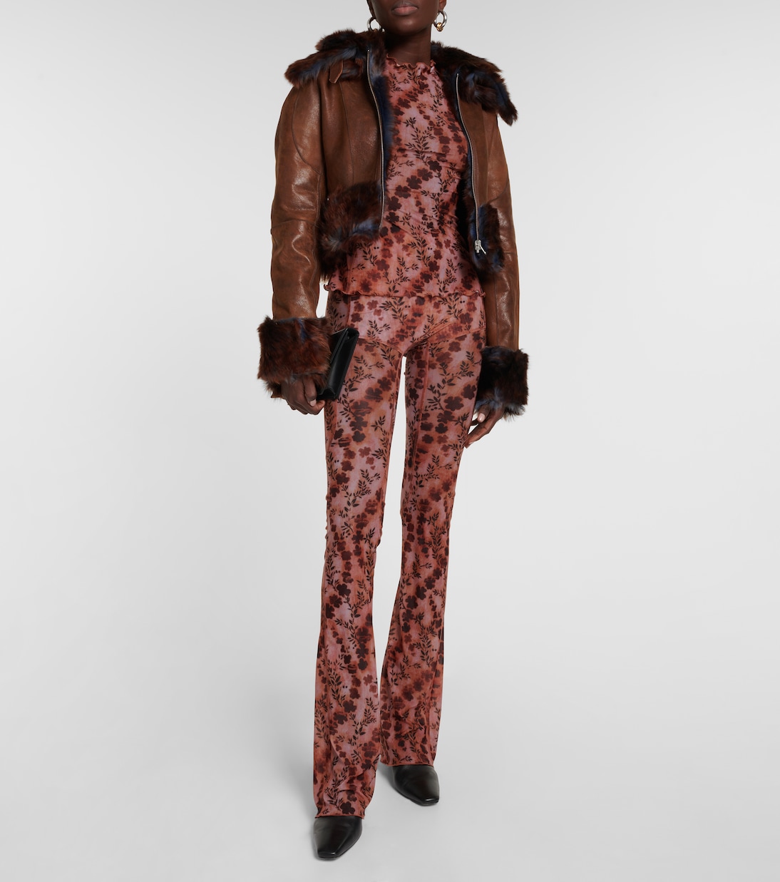 Bedrucktes Top aus Jersey | KNWLS