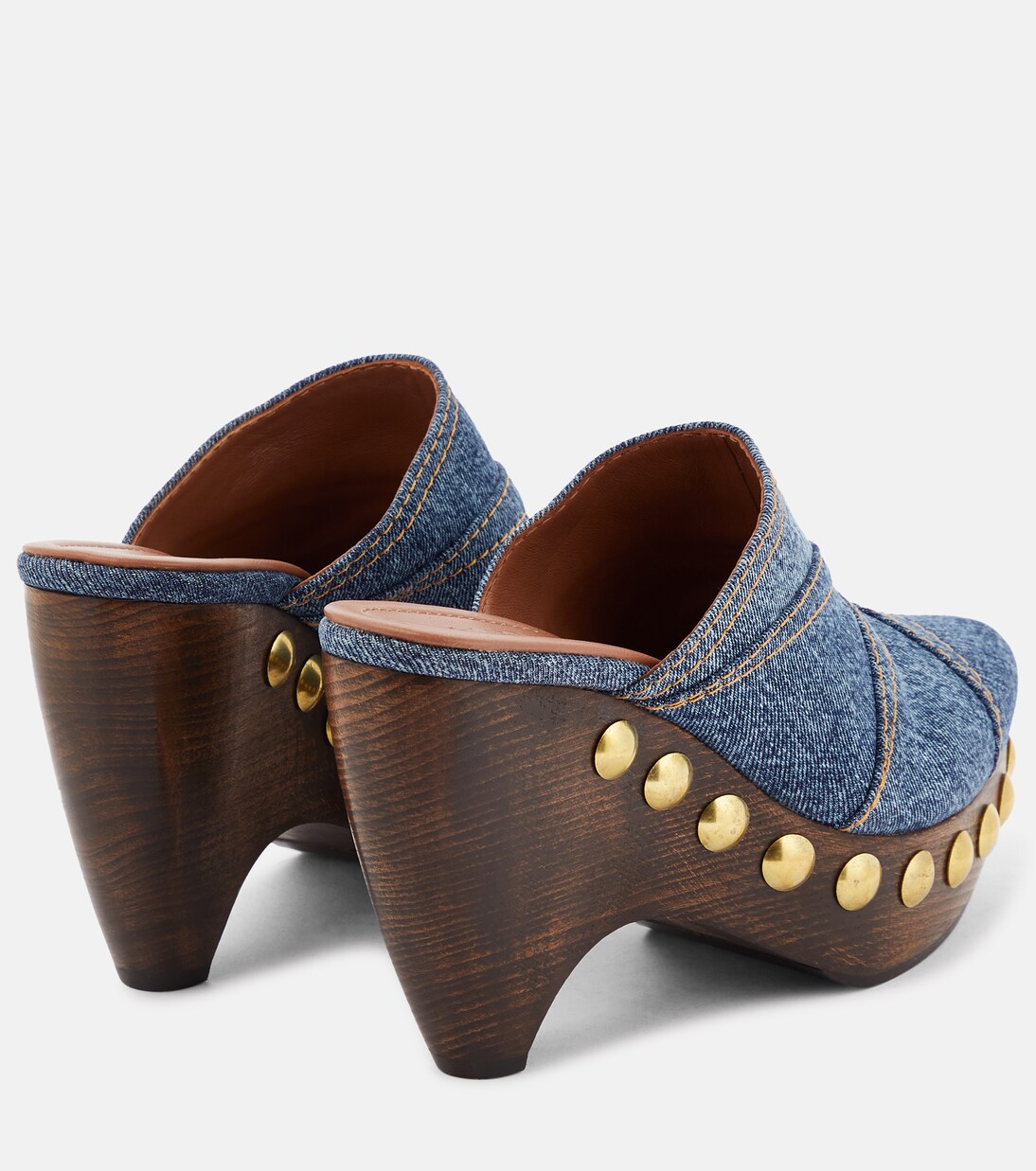 Clogs Le Sabot aus Denim | Alaïa