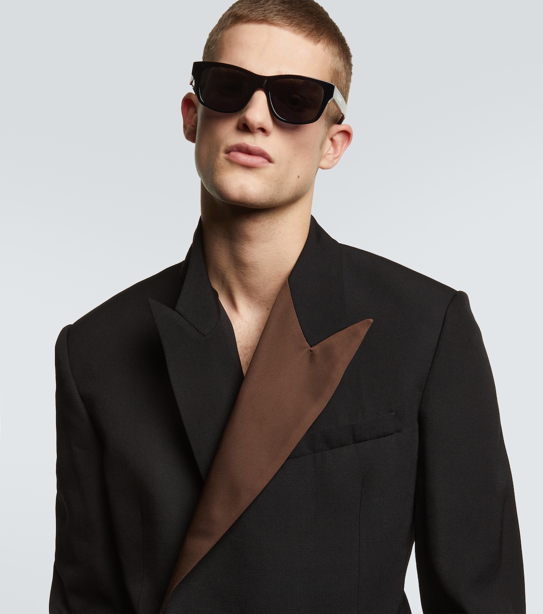 Monochroms 05 square sunglasses with strap | Celine Eyewear