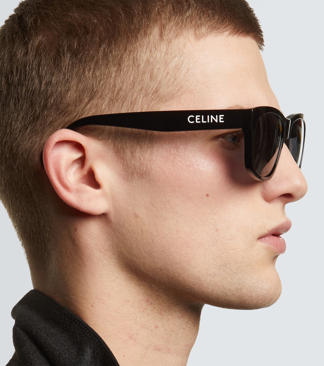 Monochroms 05 square sunglasses with strap | Celine Eyewear