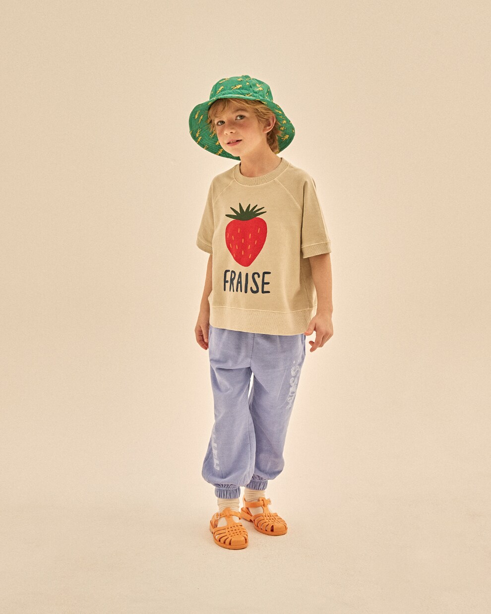 Printed cotton T-shirt | Jellymallow