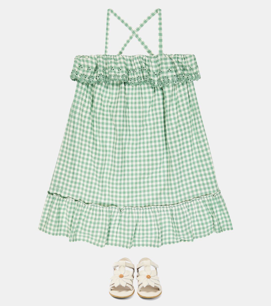 Gingham cotton dress | Polo Ralph Lauren Kids