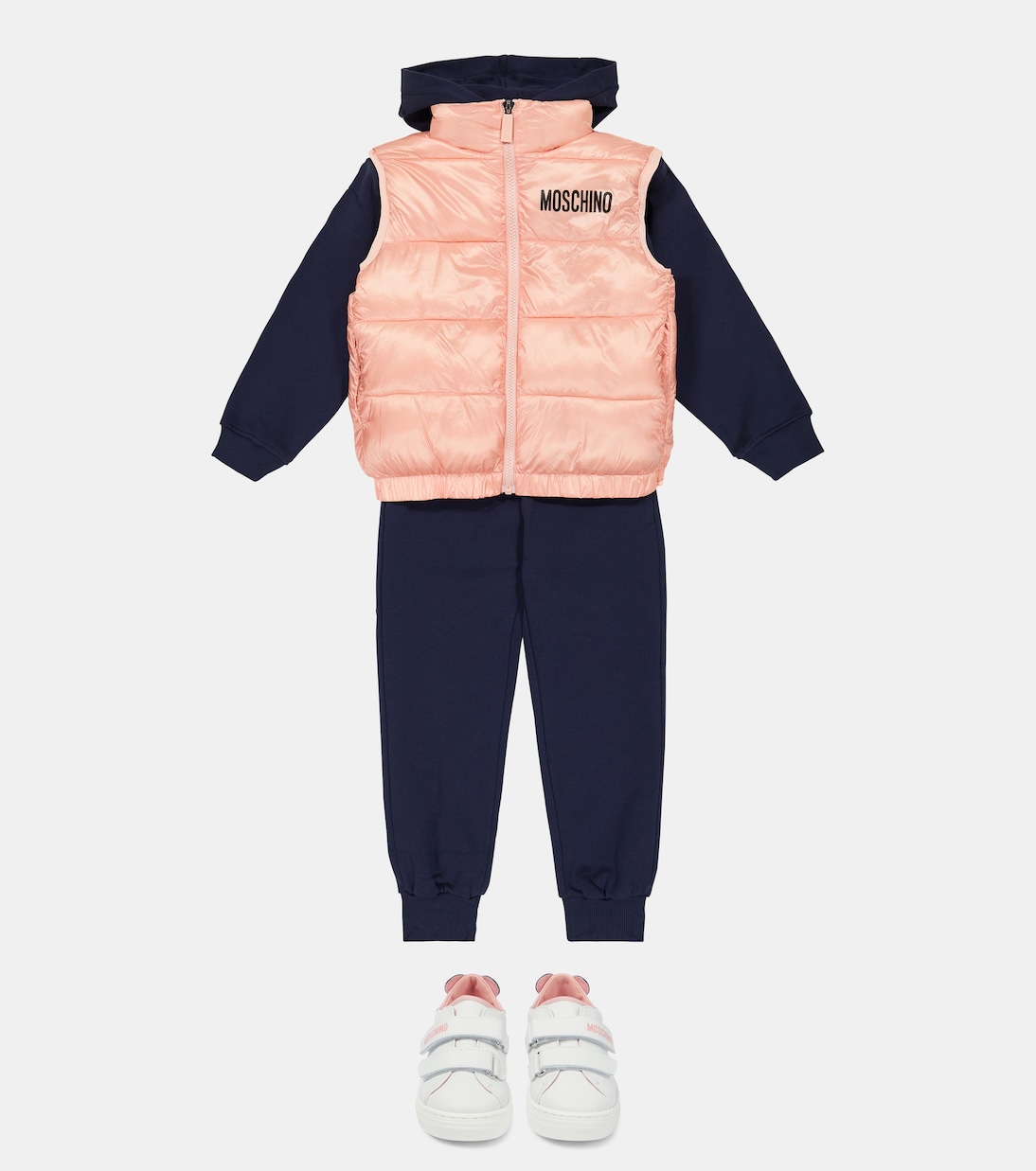 Logo puffer vest | Moschino Kids