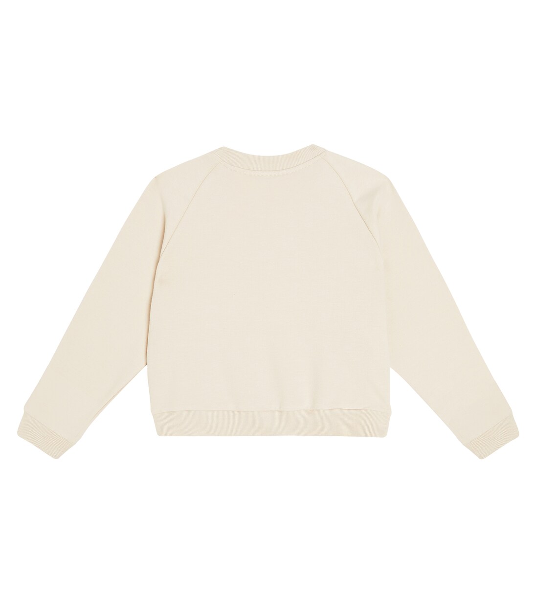 Floral-appliqué cotton sweatshirt | Il Gufo