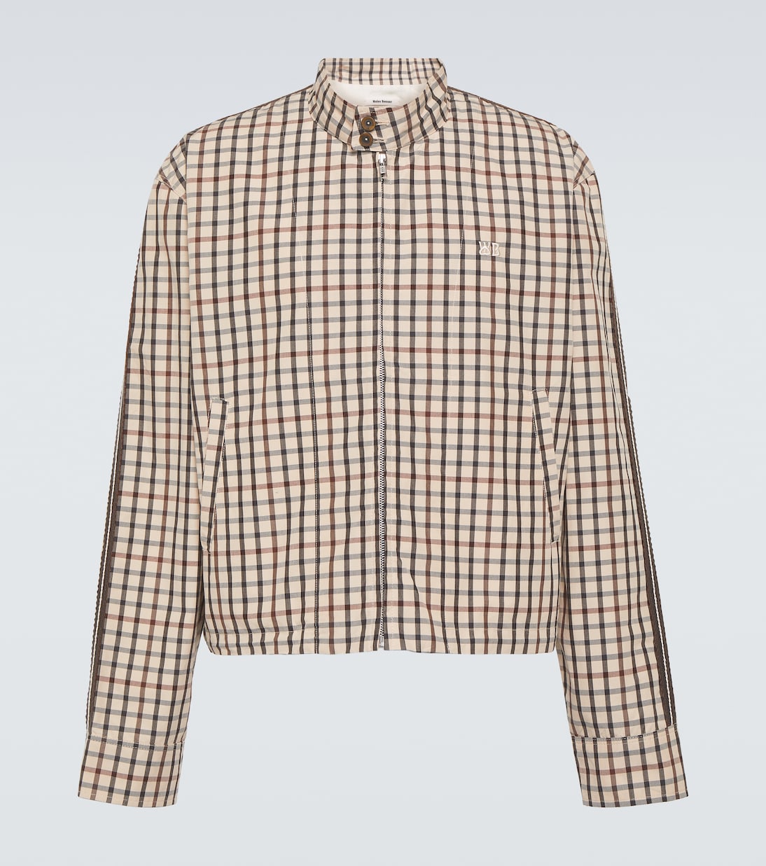 Path Harrington checked cotton jacket | Wales Bonner