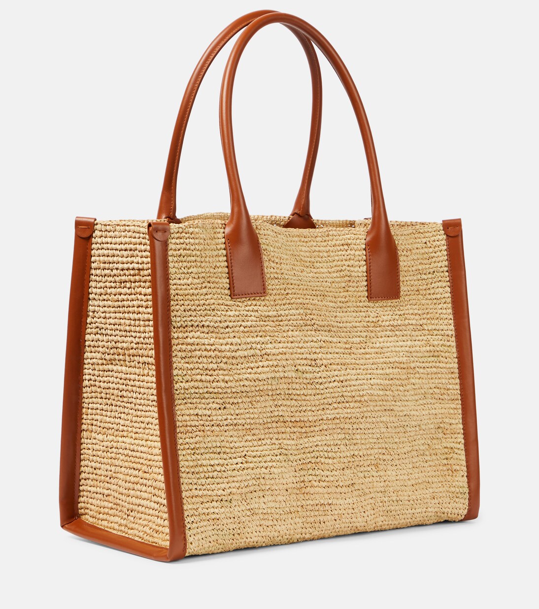 By My Side E/W Large raffia tote bag | Christian Louboutin