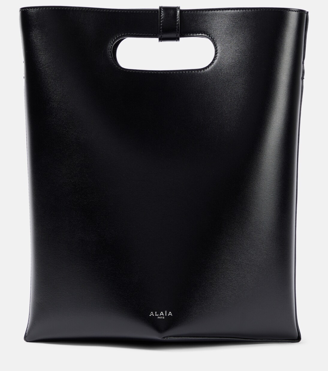 Folded leather tote bag | Alaïa