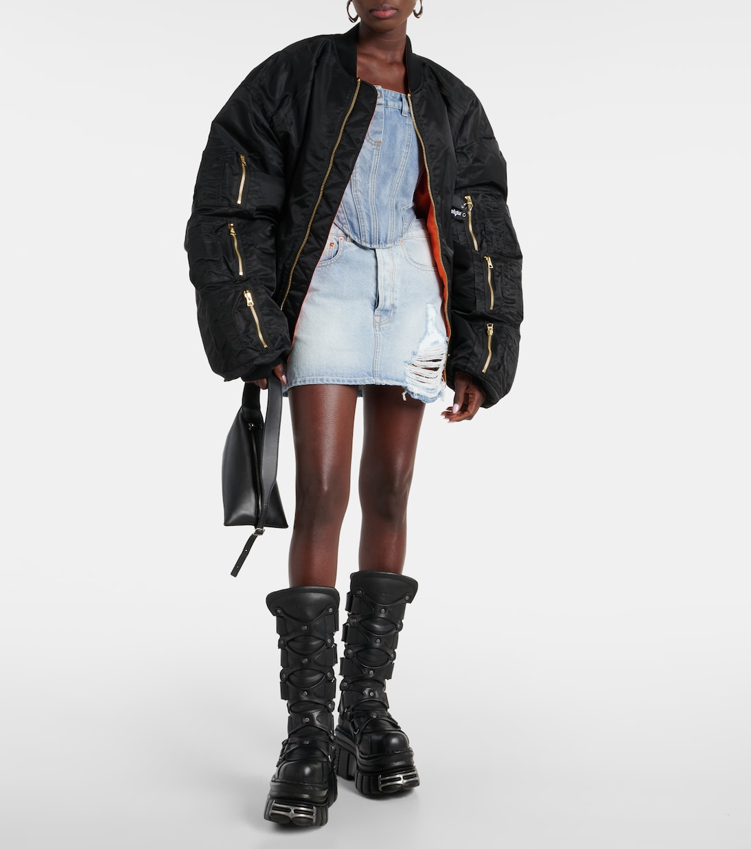 Top aus Baumwoll-Denim | Vetements