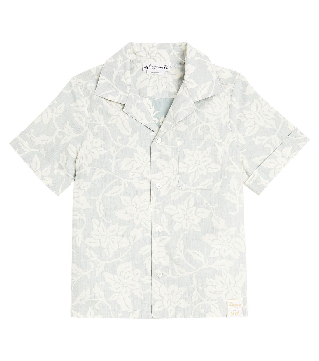 Steve floral cotton shirt  | Bonpoint