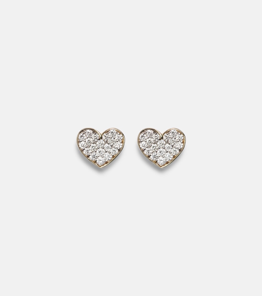 Orecchini You're Making Me Blush in oro 10kt con diamanti | Stone and Strand