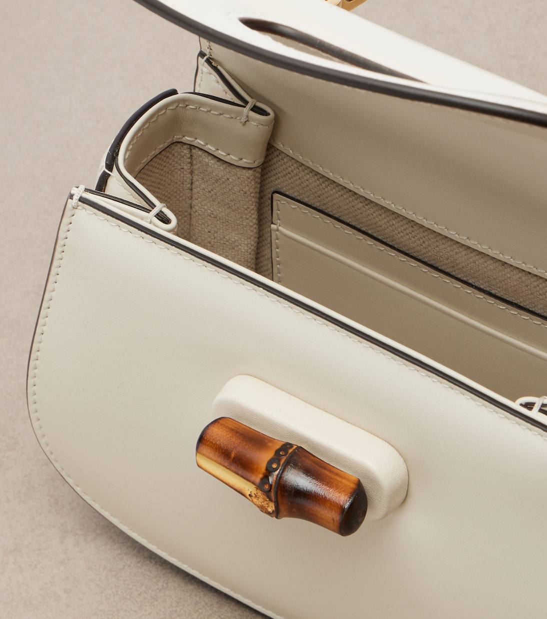 Henkeltasche Gucci Bamboo 1947 Mini aus Leder | Gucci