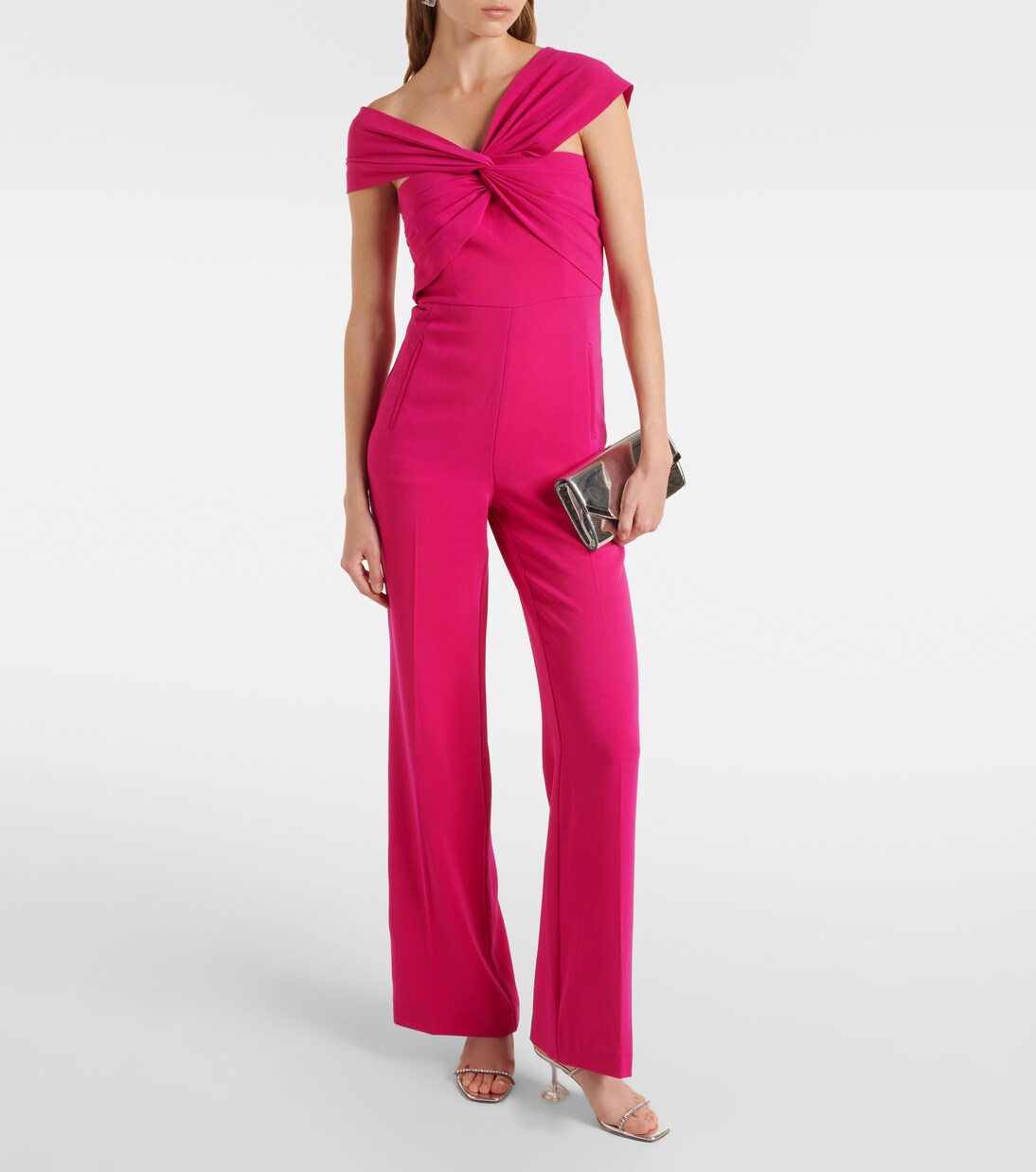 Combi-pantalon ample en cady | Roland Mouret