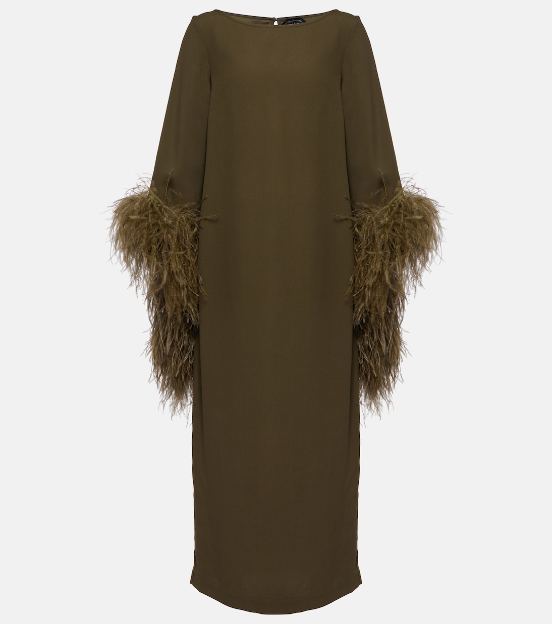 Midikleid Del Lago mit Federn | Taller Marmo