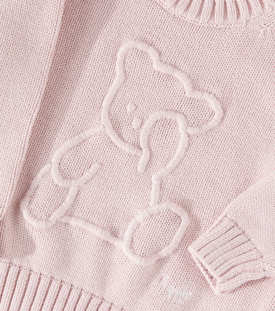 Baby embroidered cotton sweater | Il Gufo