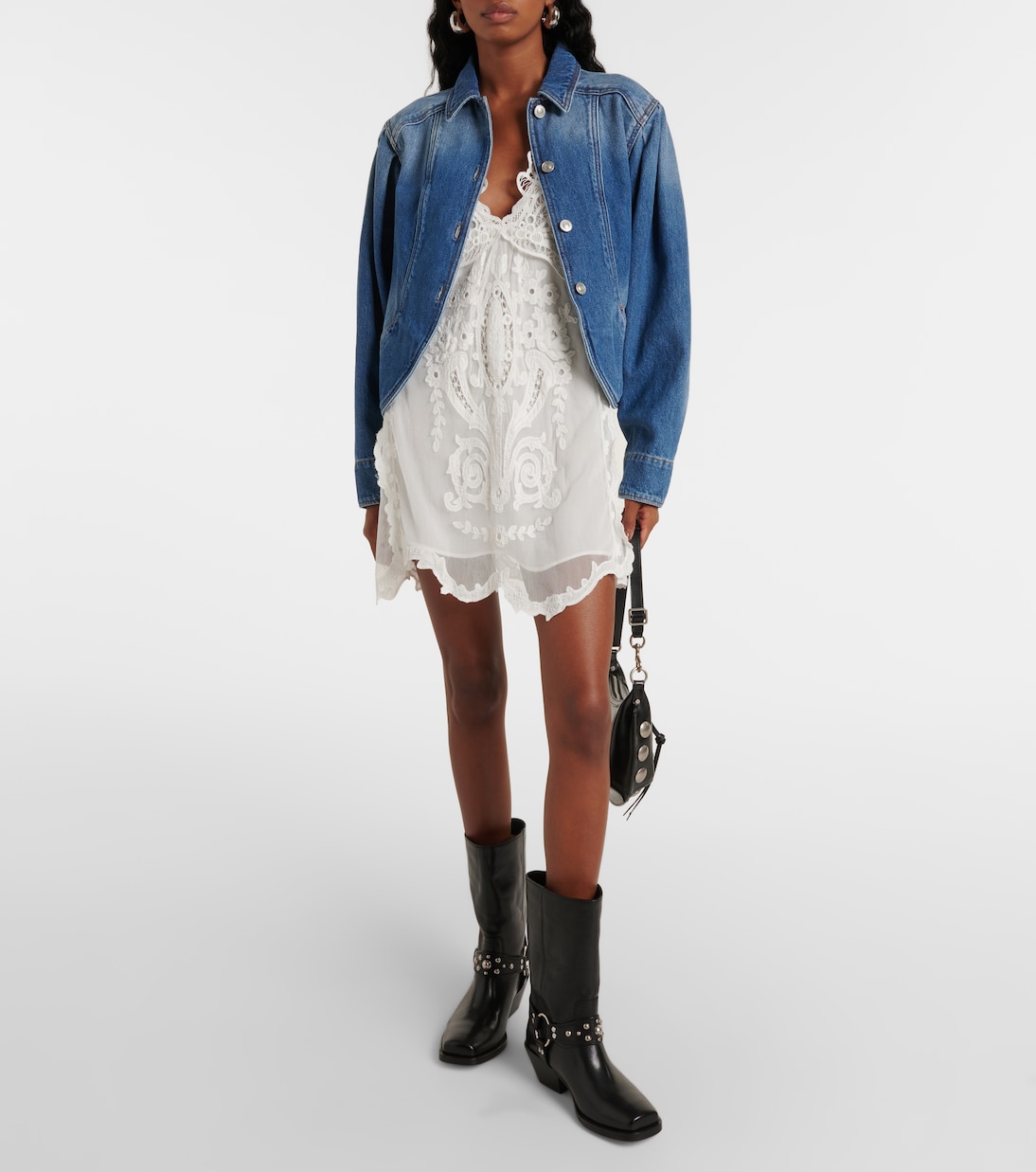 Bottines santiags Ademe en cuir | Isabel Marant